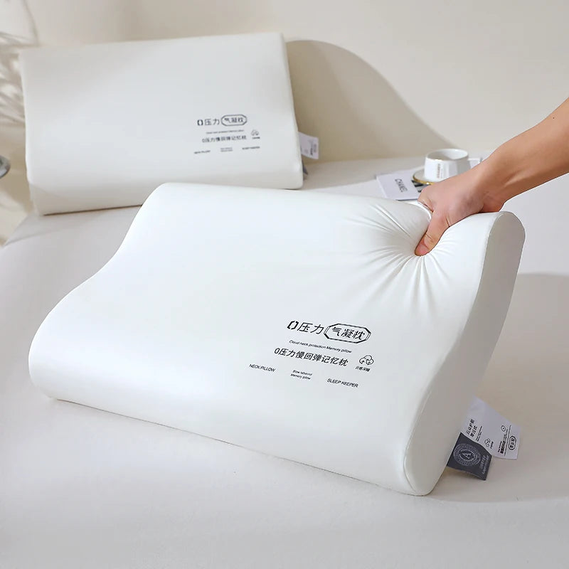 Memory Foam Pillow Slow Rebound Neck Support Deep Sleep Comforter Home Goods Pillow for Kids and Adults ，Single Pillow